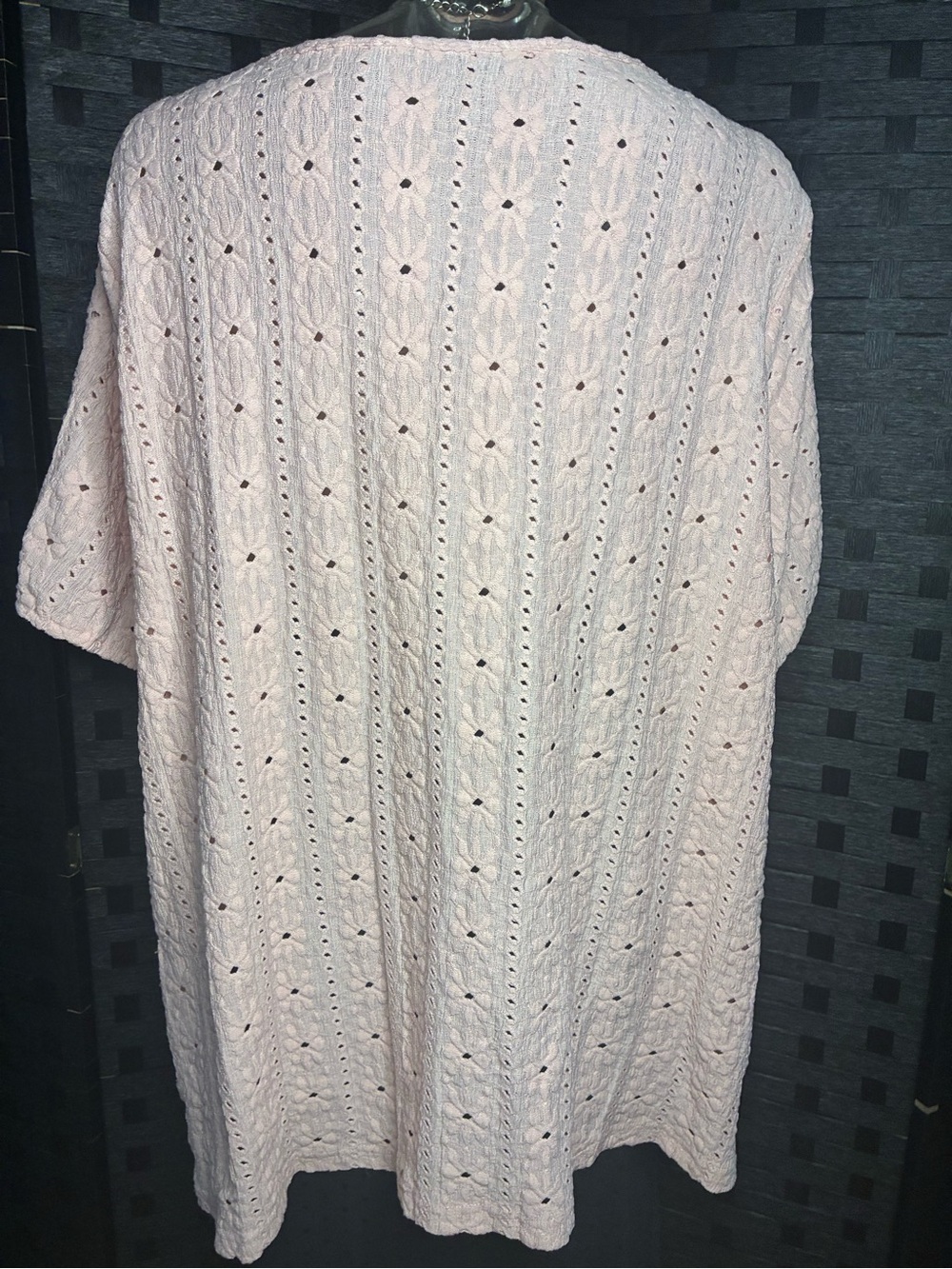 BloomChic Blush Eyelet Square-Neck Embroidered Peasant Top - Picture 7 of 9
